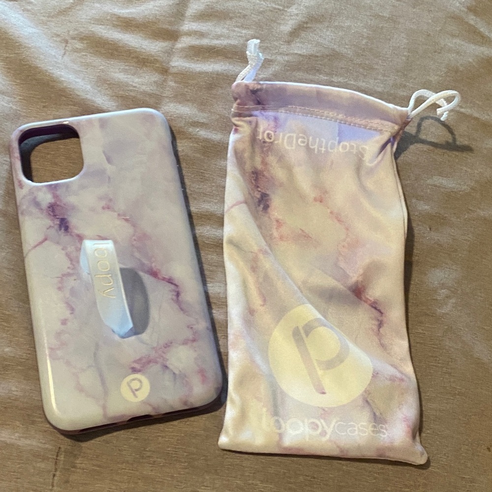 Loopy Case Lavender Marble Phone Case